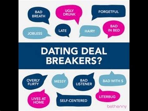 Dating deal breakers reddit